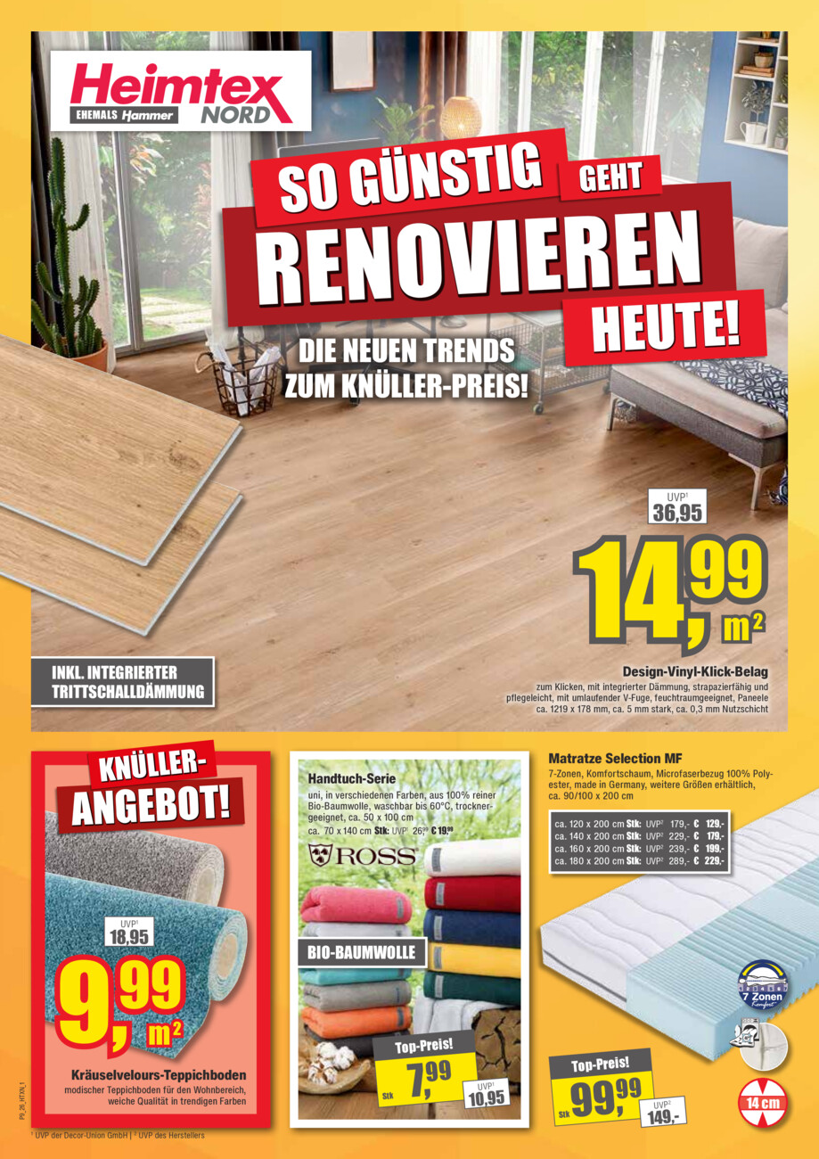 Heimtex Nord 09/2026 vom Samstag, 29.08.2026