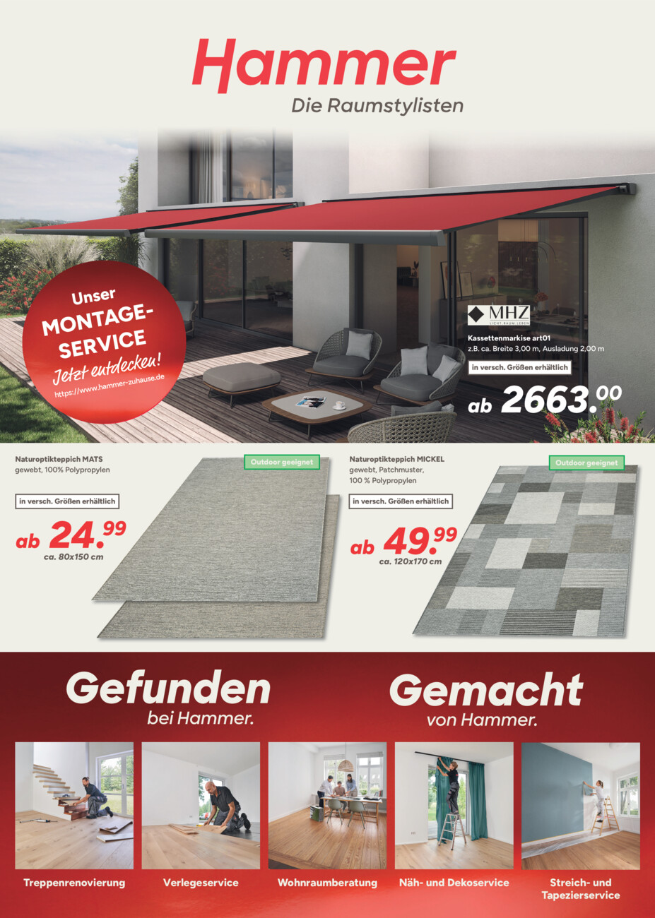 Hammer die Raumstylisten 05/2025 vom Samstag, 31.05.2025