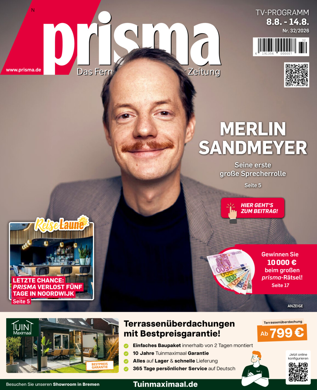 Prisma Nord 32/2026 vom Dienstag, 04.08.2026