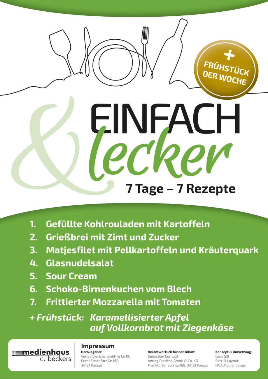 Einfach & Lecker - 7 Tage-7 Rezepte 87/2025 vom Montag, 27.10.2025