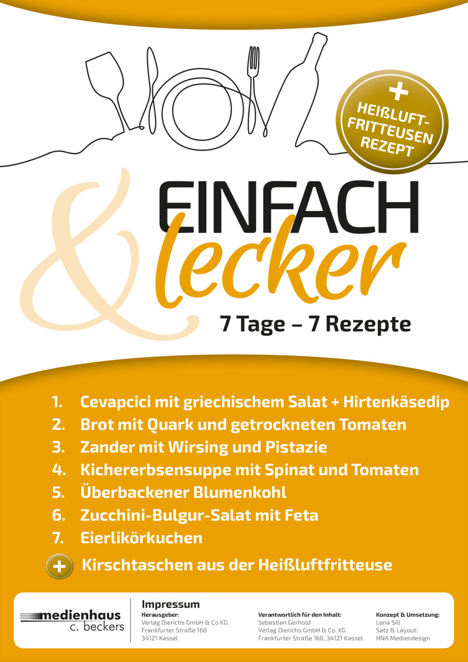 Einfach & Lecker: 7 Tage, 7 Rezepte Nr. 98 vom Montag, 12.01.2026