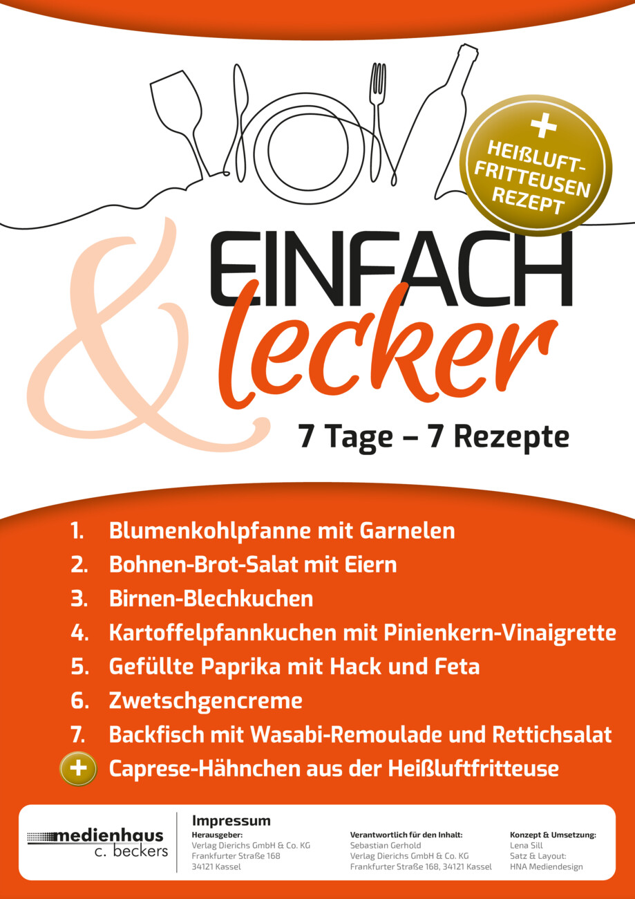 Einfach & Lecker: 7 Tage, 7 Rezepte Nr. 131 vom Montag, 31.08.2026