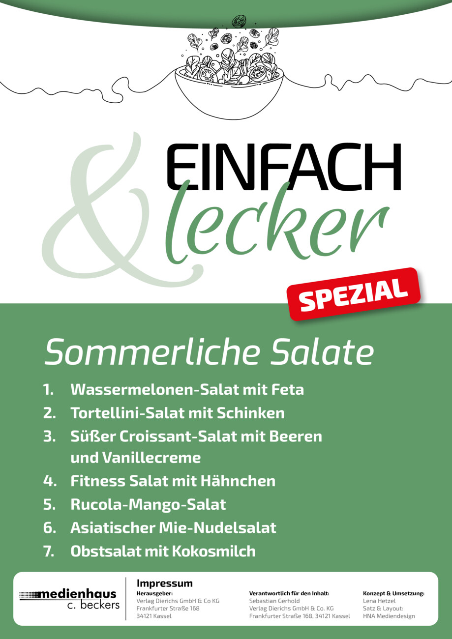 Einfach & Lecker - 7 Tage-7 Rezepte 67/2025 vom Samstag, 07.06.2025