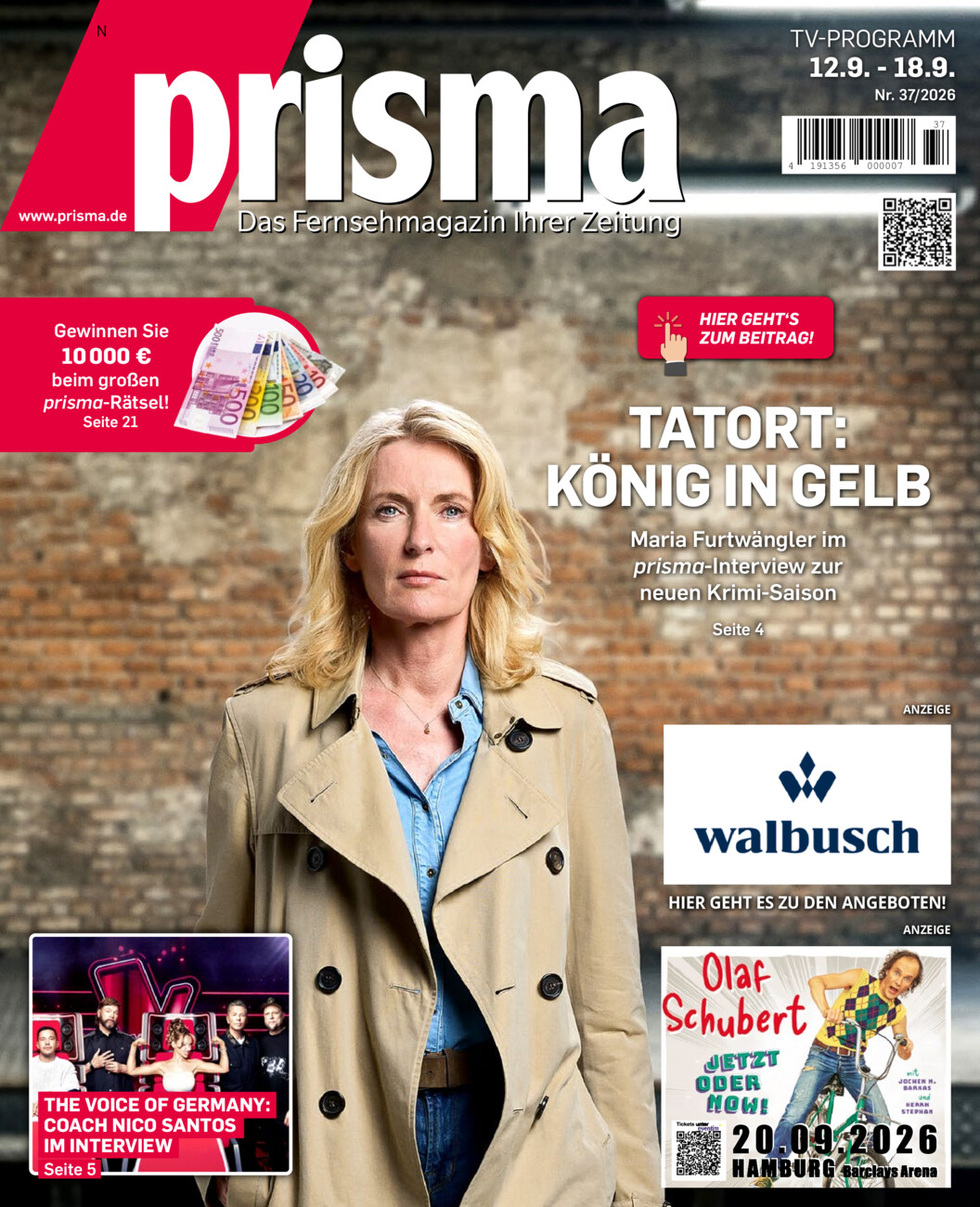 Prisma Nord 37/2026 vom Dienstag, 08.09.2026