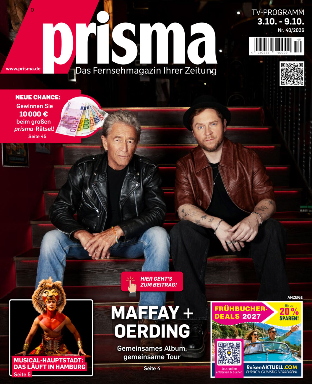 Prisma Ost 40/2026 vom Dienstag, 29.09.2026