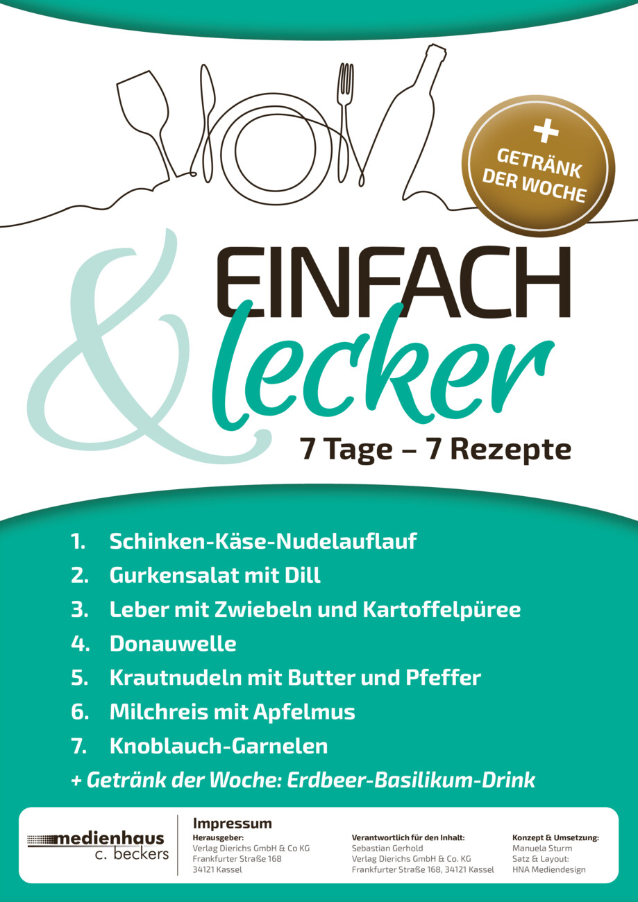 Einfach & Lecker - 7 Tage-7 Rezepte Nr. 64 vom Montag, 19.05.2025