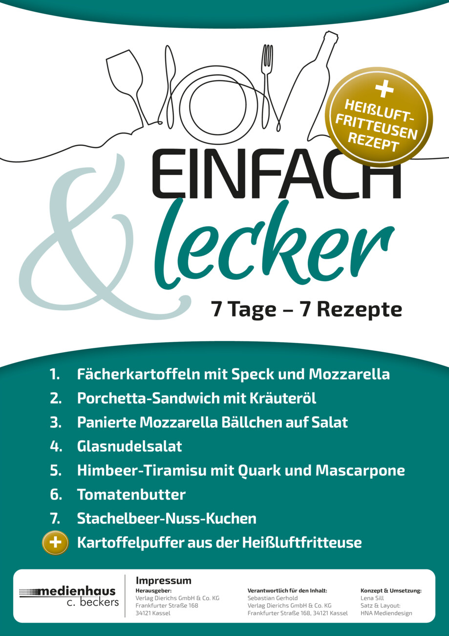 Einfach & Lecker: 7 Tage, 7 Rezepte Nr. 124 vom Montag, 13.07.2026
