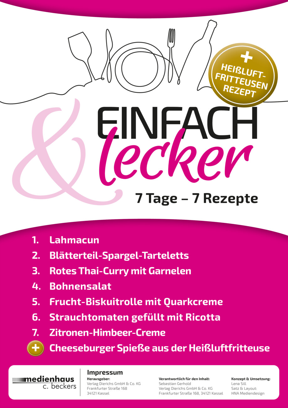 Einfach & Lecker: 7 Tage, 7 Rezepte Nr. 118 vom Montag, 01.06.2026