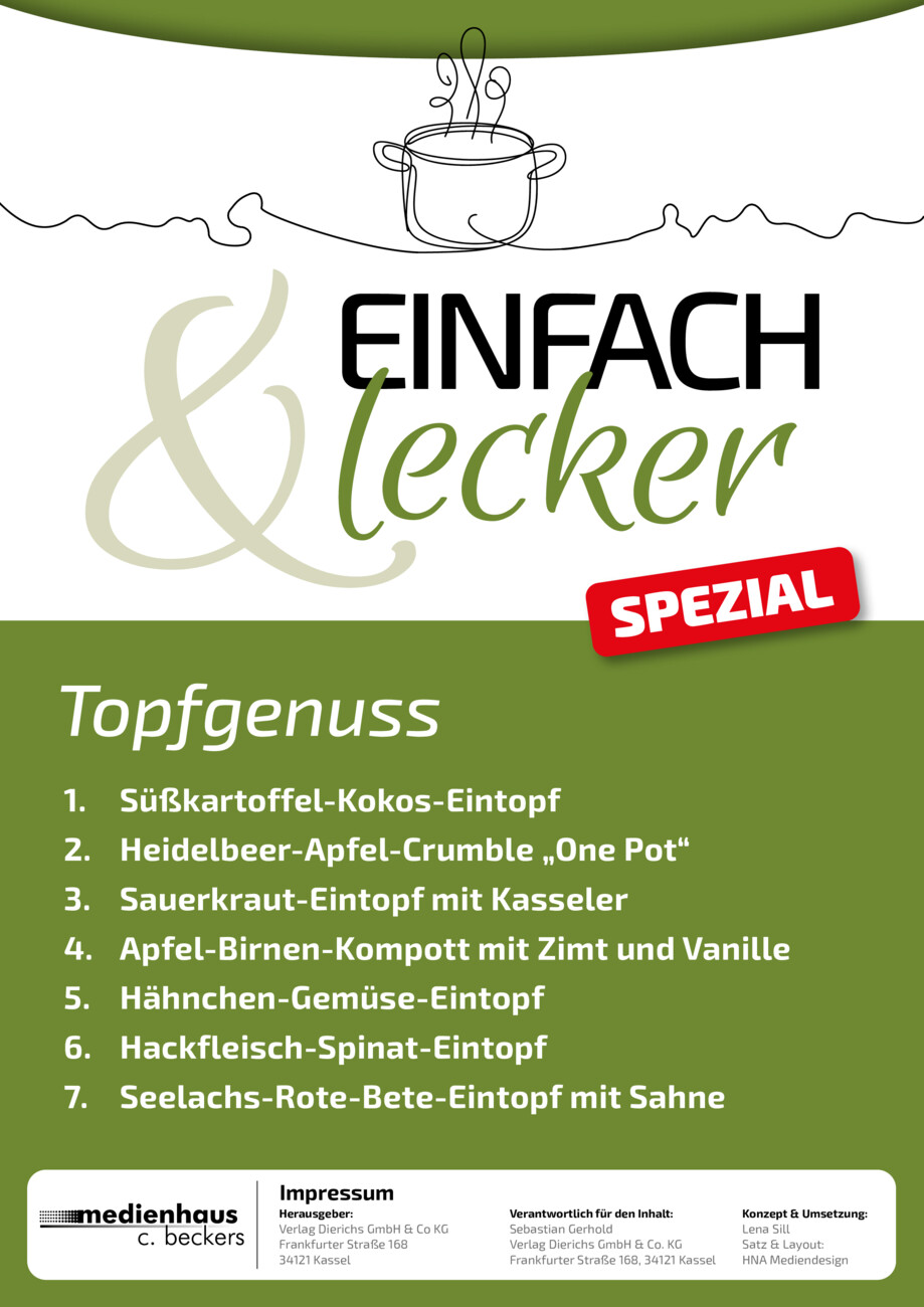 Einfach & Lecker - 7 Tage-7 Rezepte 89/2025 vom Montag, 10.11.2025