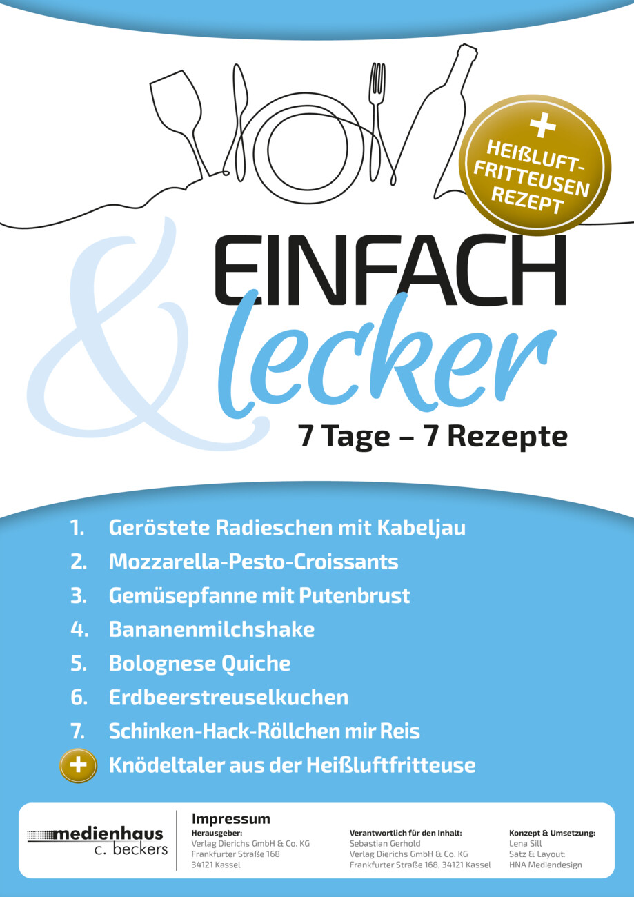 Einfach & Lecker: 7 Tage, 7 Rezepte Nr. 120 vom Montag, 15.06.2026