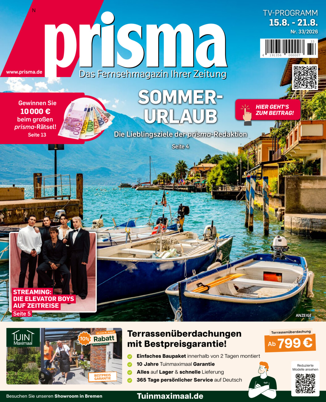 Prisma Nord 33/2026 vom Dienstag, 11.08.2026