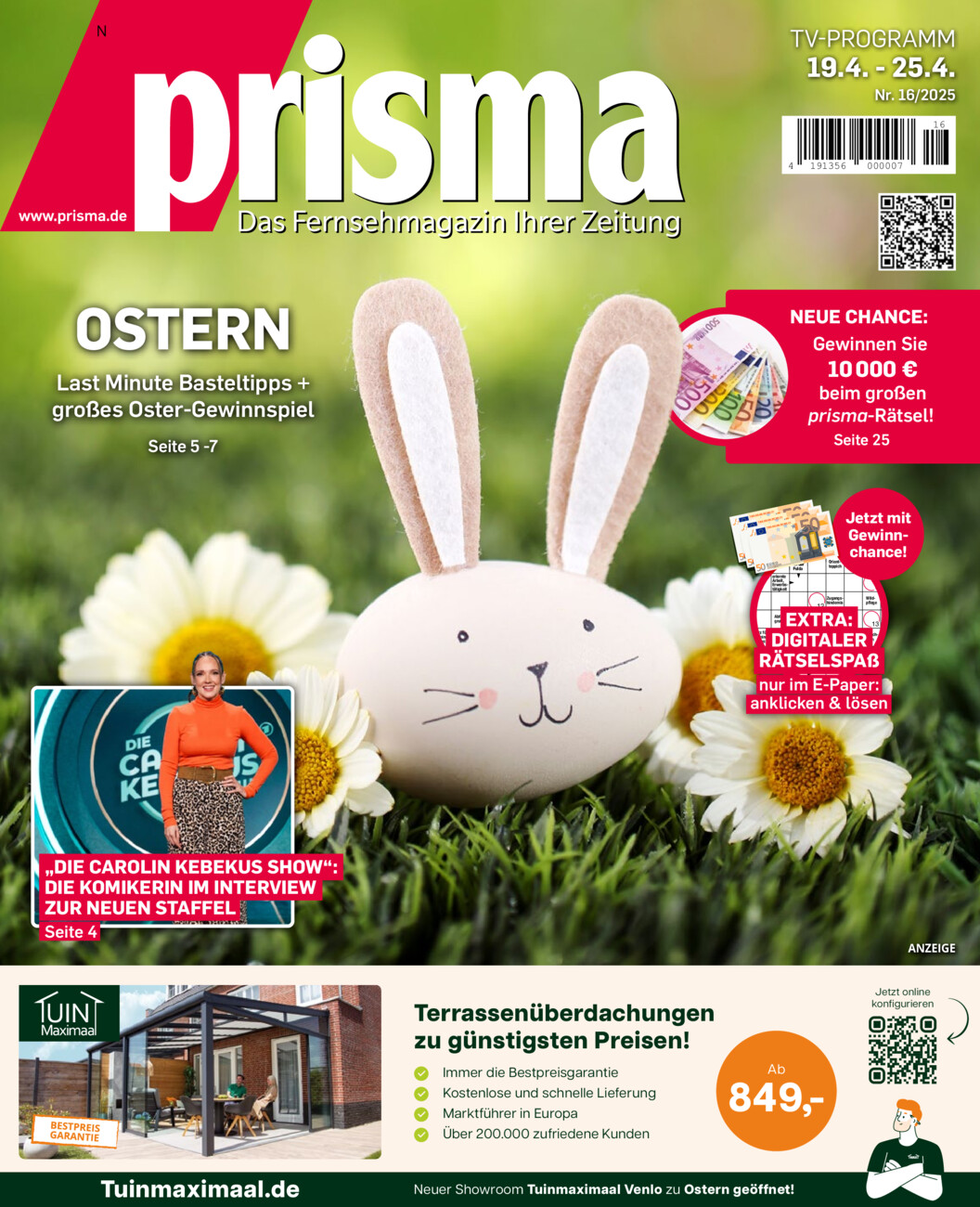 Prisma Nord 16/2025 vom Dienstag, 15.04.2025