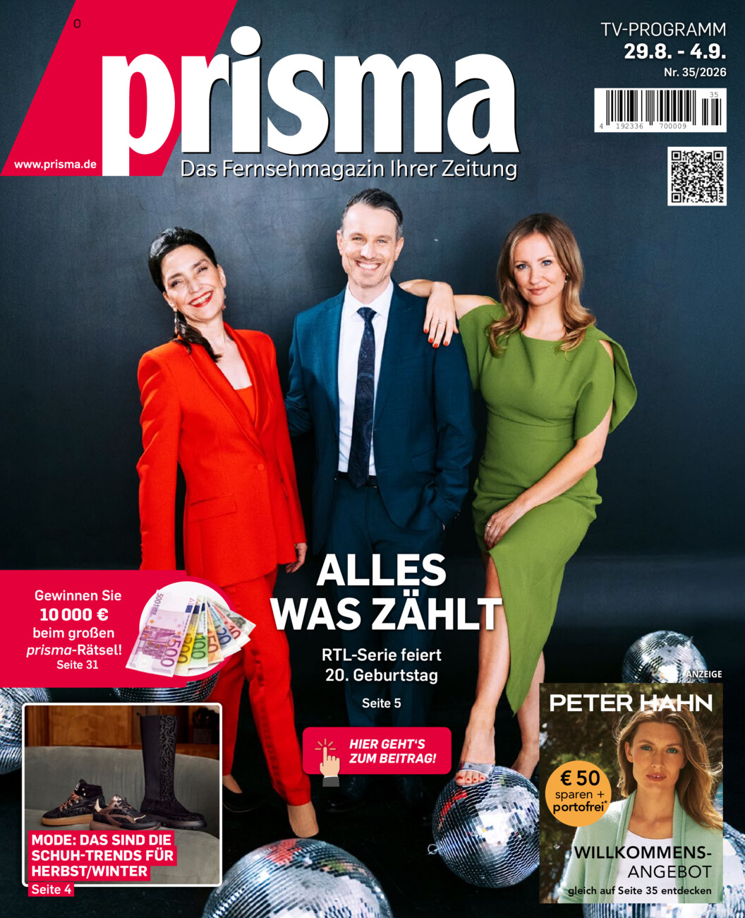 Prisma Ost 35/2026 vom Dienstag, 25.08.2026