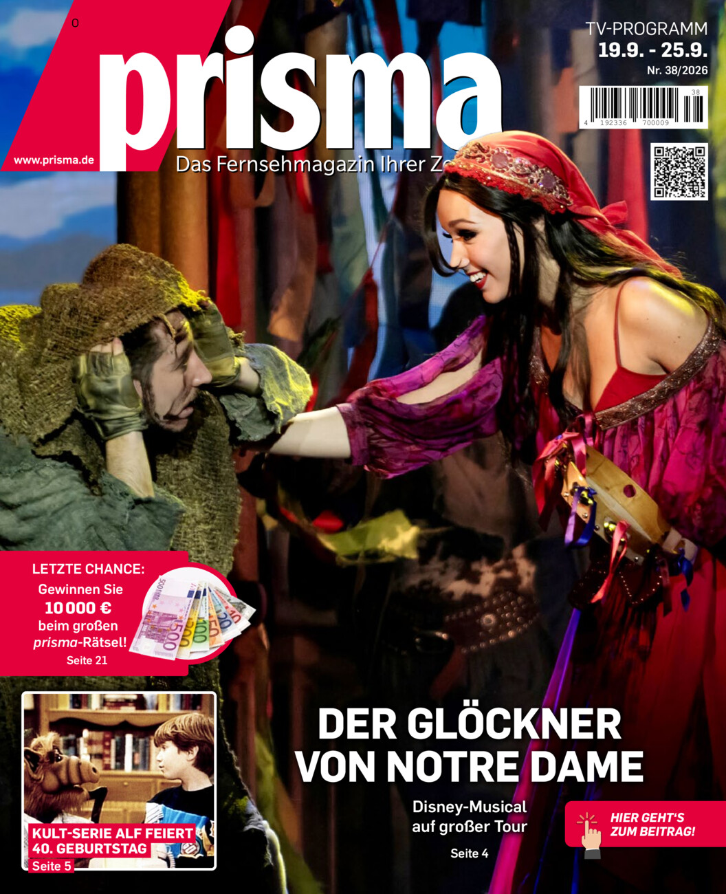 Prisma Ost 38/2026 vom Dienstag, 15.09.2026