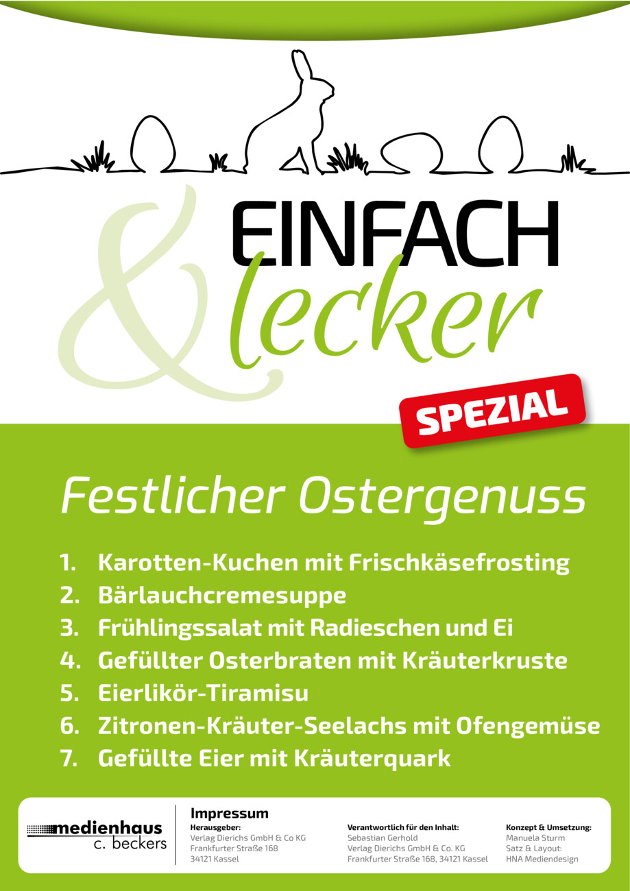 Einfach & Lecker - 7 Tage-7 Rezepte 59/2025 vom Montag, 14.04.2025