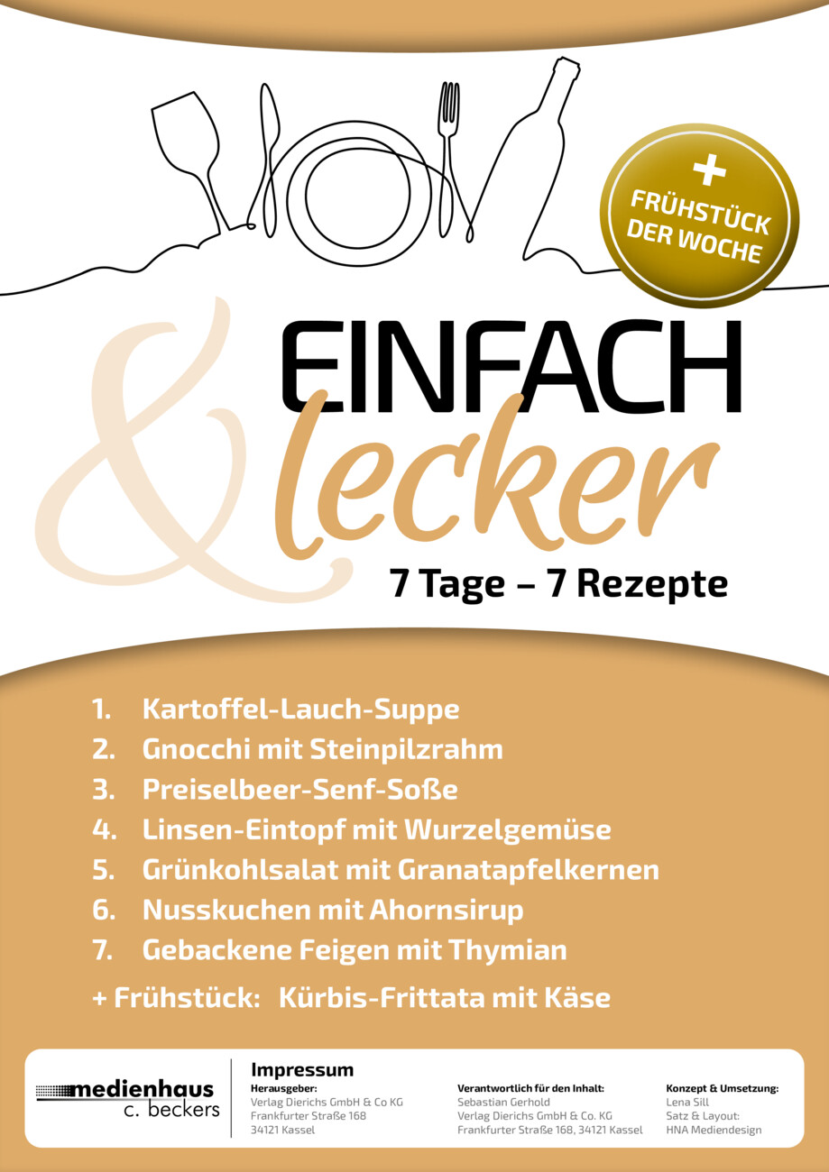 Einfach & Lecker - 7 Tage-7 Rezepte 88/2025 vom Montag, 03.11.2025