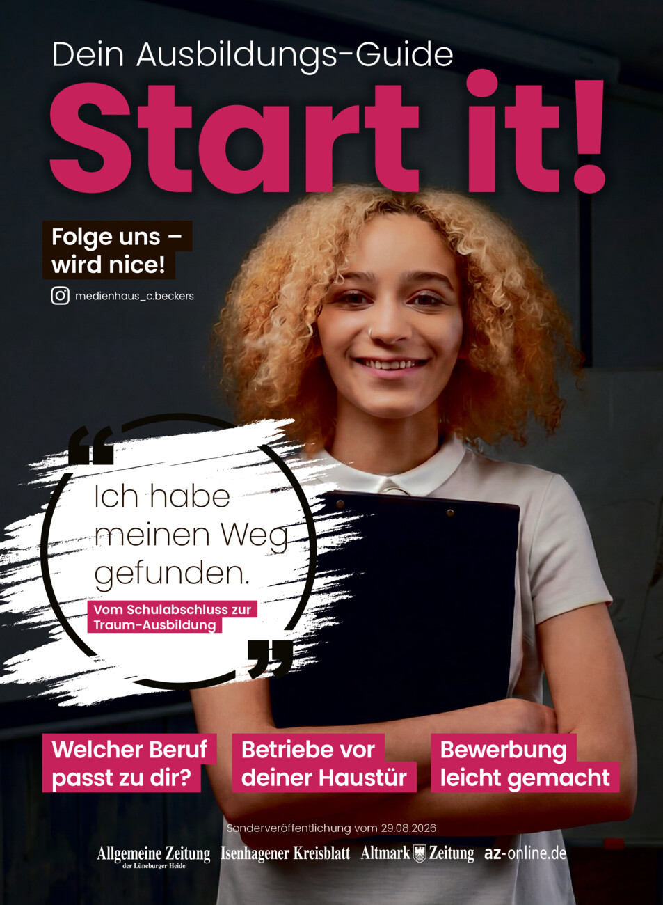 Start it! - Ausbildungsmagazin II/2026 vom Samstag, 29.08.2026