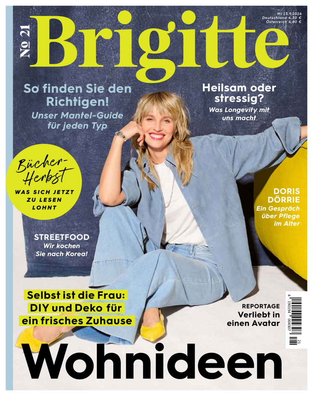 Brigitte 21/2026 vom Samstag, 26.09.2026