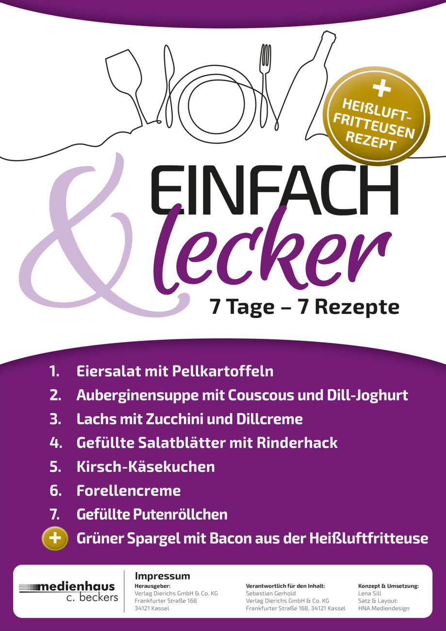 Einfach & Lecker: 7 Tage, 7 Rezepte Nr. 116 vom Montag, 18.05.2026