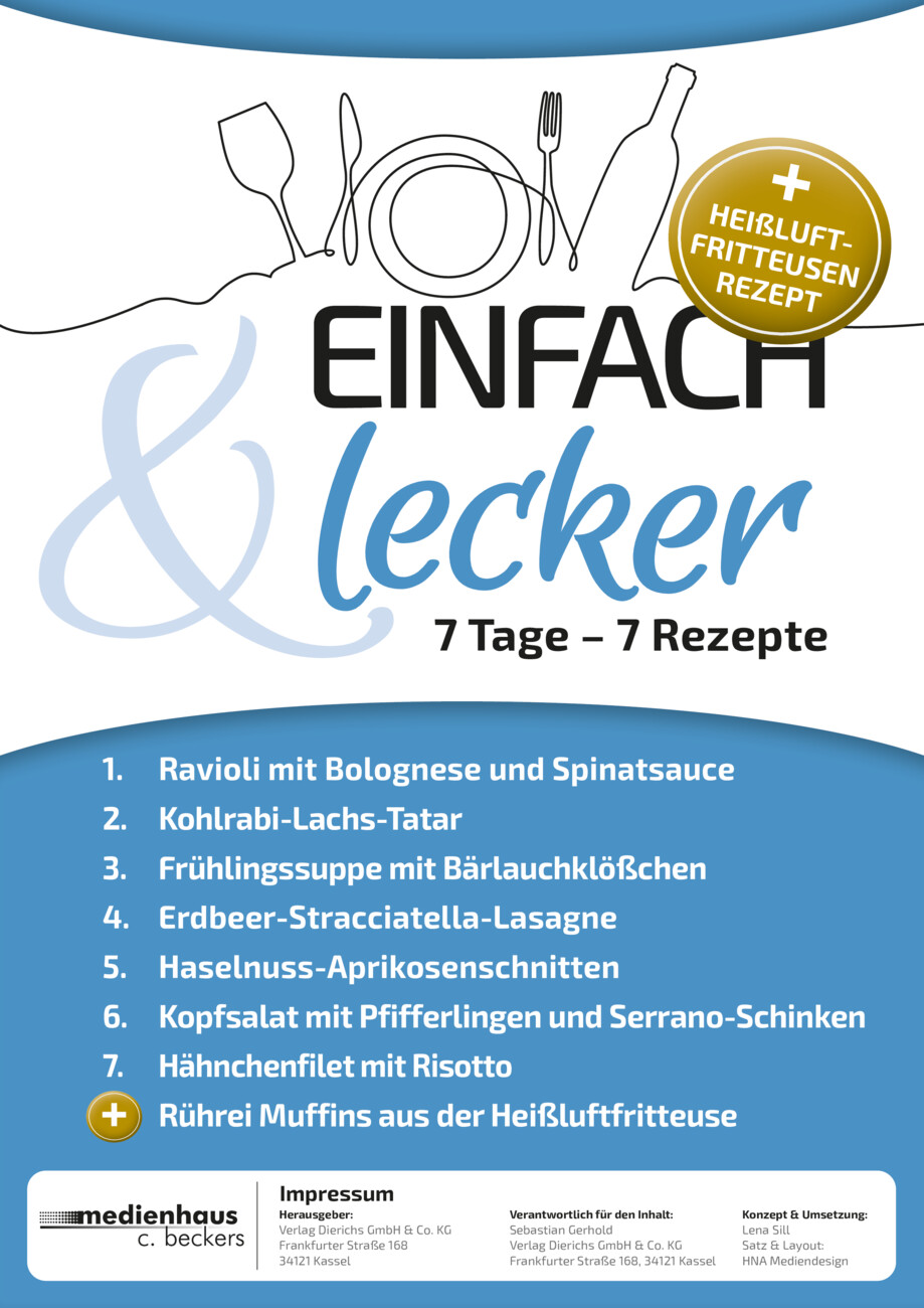 Einfach & Lecker: 7 Tage, 7 Rezepte Nr. 114 vom Montag, 04.05.2026