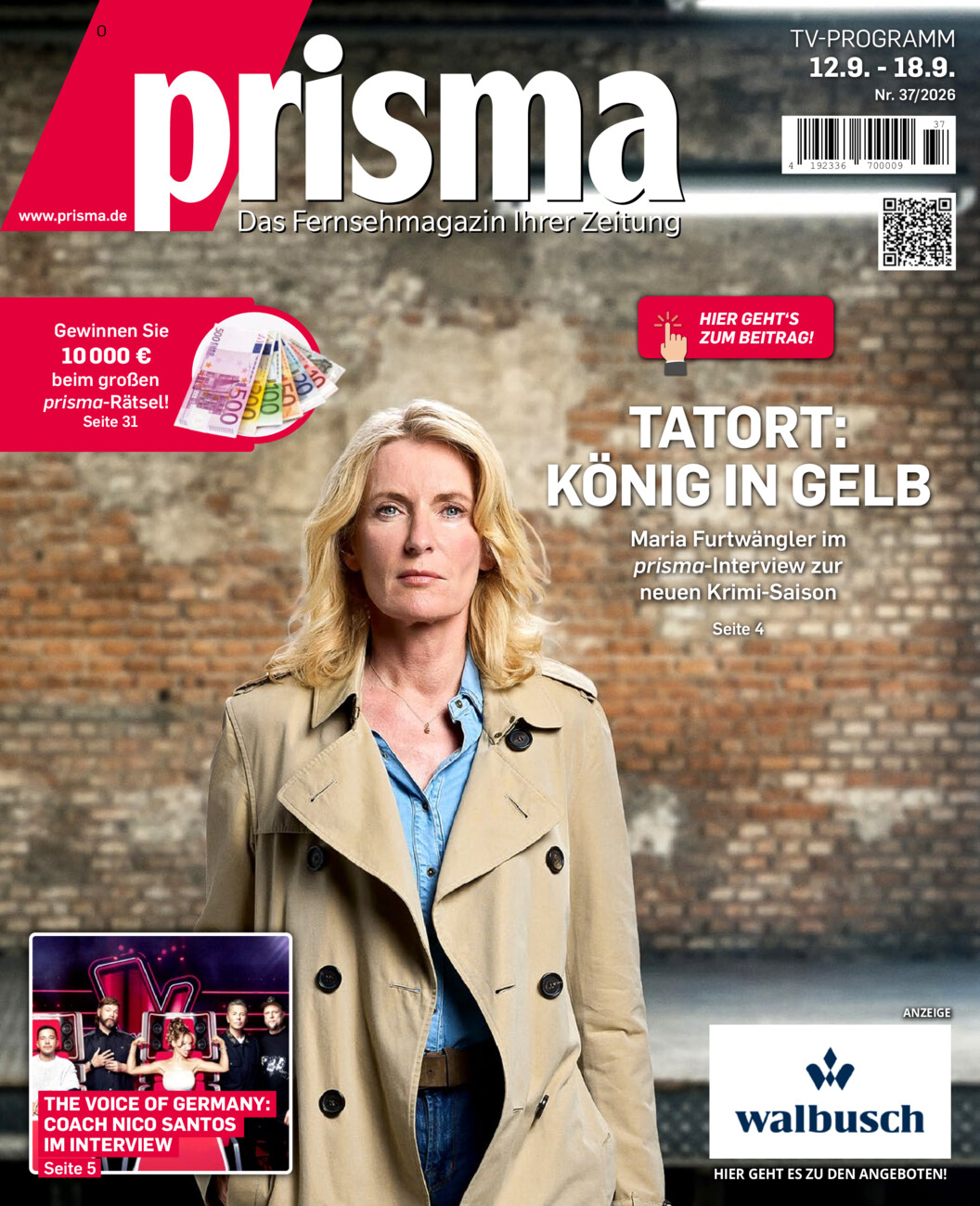 Prisma Ost 37/2026 vom Dienstag, 08.09.2026